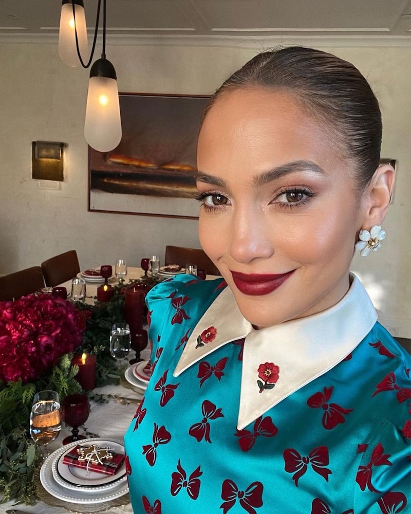 Jennifer Lopez just rocked her boldest manicure of 2023 so far, with her nails painted in a vibrant ...