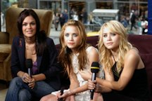 Rachel Bilson, Mary-Kate Olsen and Ashley Olsen during Mary-Kate Olsen, Ashley Olsen and Rachel Bils...