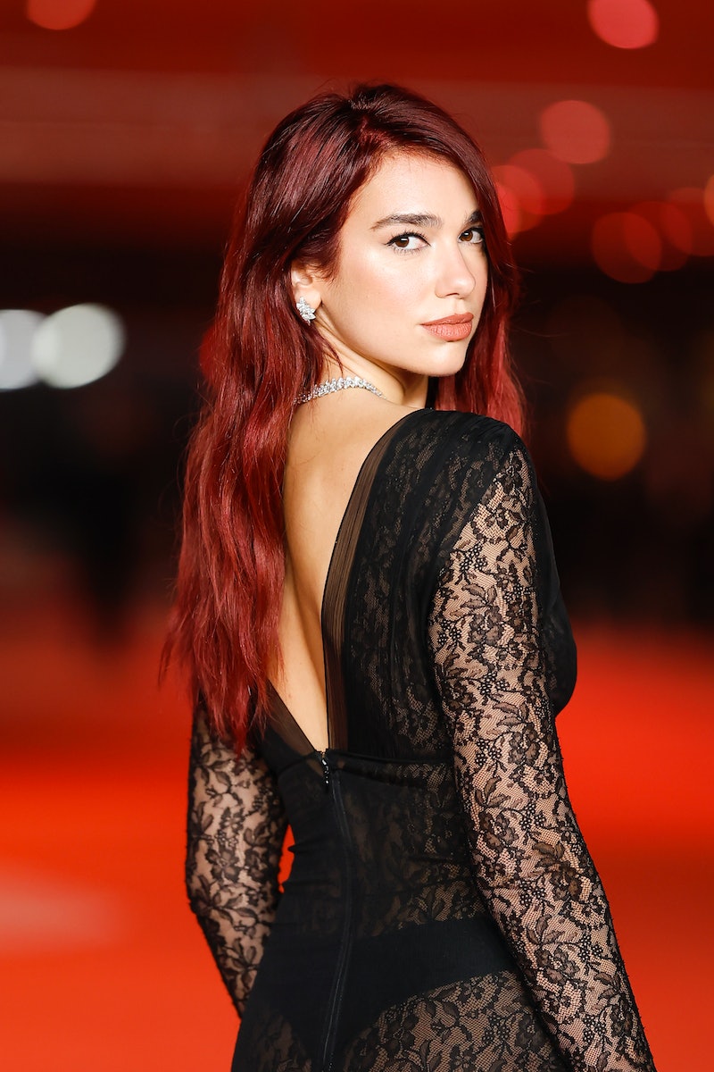 Dua Lipa's Academy Museum of Motion Pictures Gala fit featured a lacy, see-through dress that flaunt...