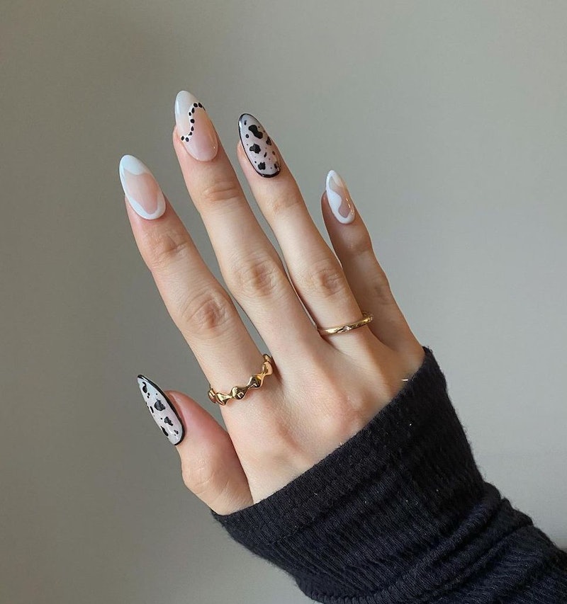 The cutest cow print nails for summer 2023 & beyond.