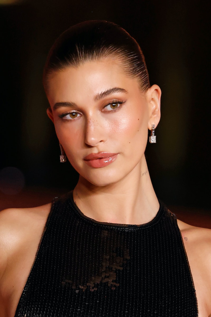 On Dec. 3, Hailey Bieber attended the 2023 Academy Museum Gala with a "black nail theory" manicure, ...