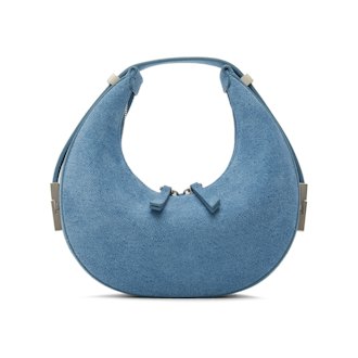 Blue Mini Toni Top Handle Bag