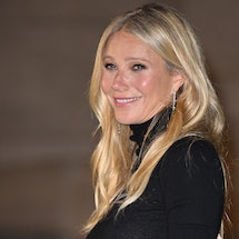 Gwyneth Paltrow's 2023 holiday video includes her iconic 1999 Ralph Lauren gown.