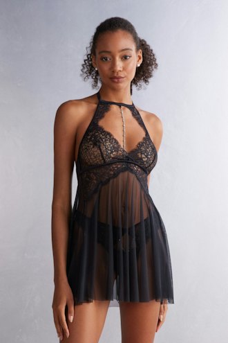 Living in Luxe Tulle and Lace Babydoll